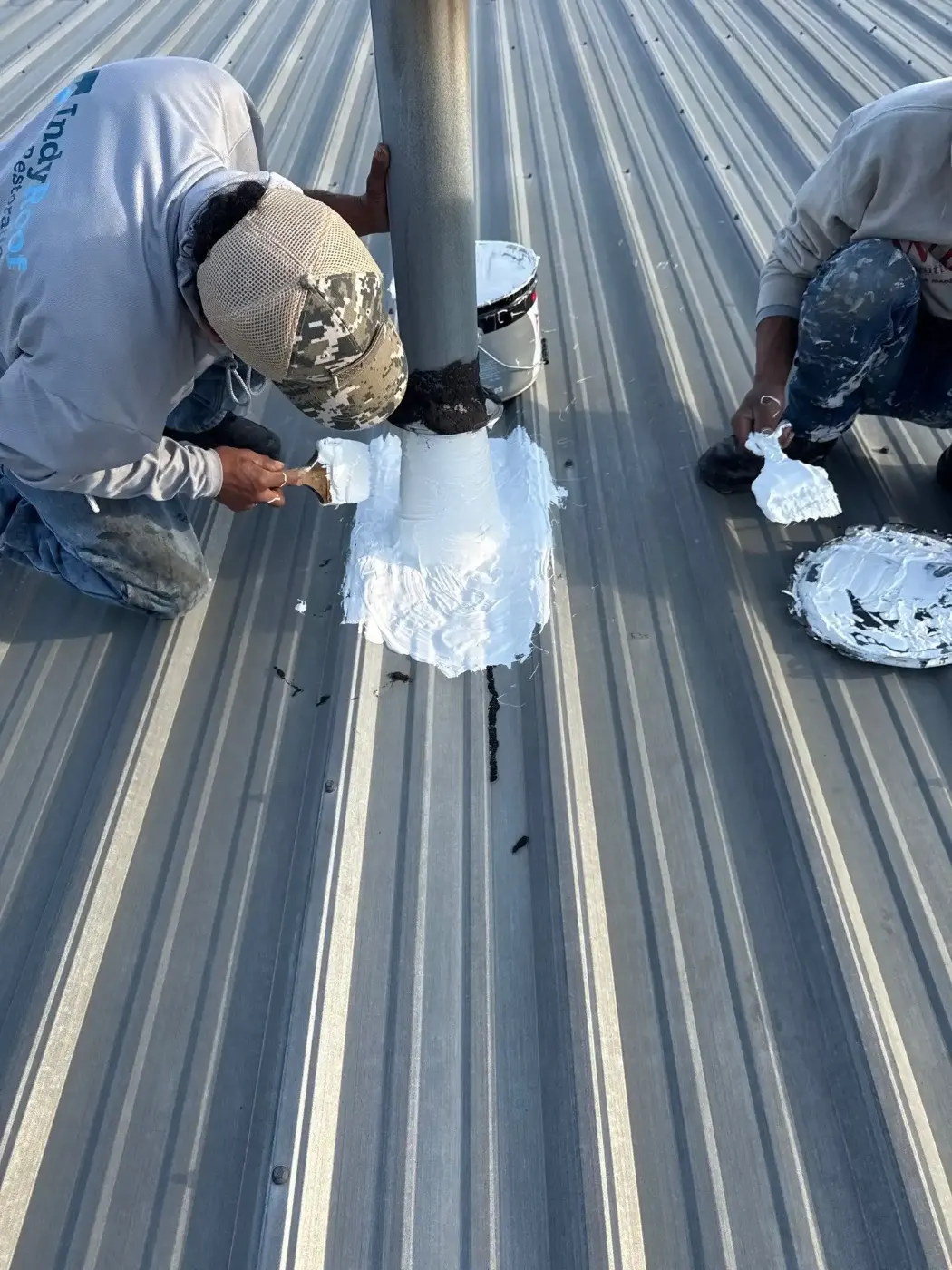 Membrane repair completed in Eaton