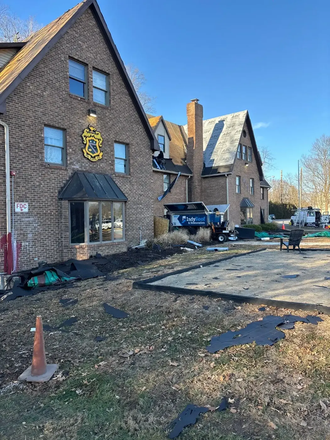 Commercial roofing by Eaton Commercial Roofing near Fortville, IN