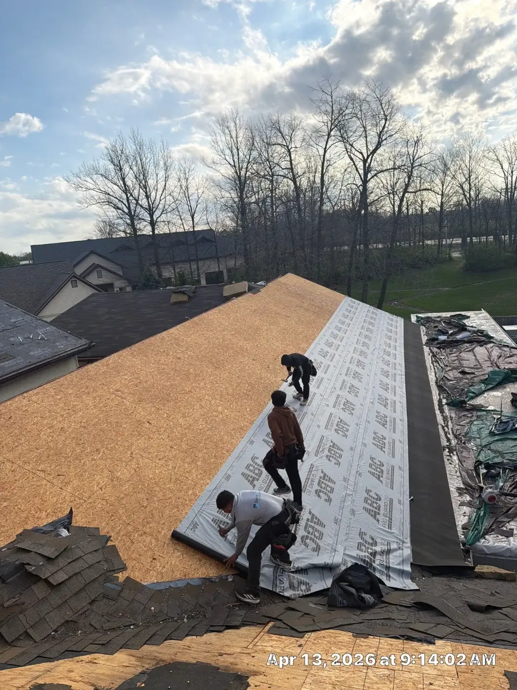 Commercial roofing by Eaton Commercial Roofing near Ingalls, IN
