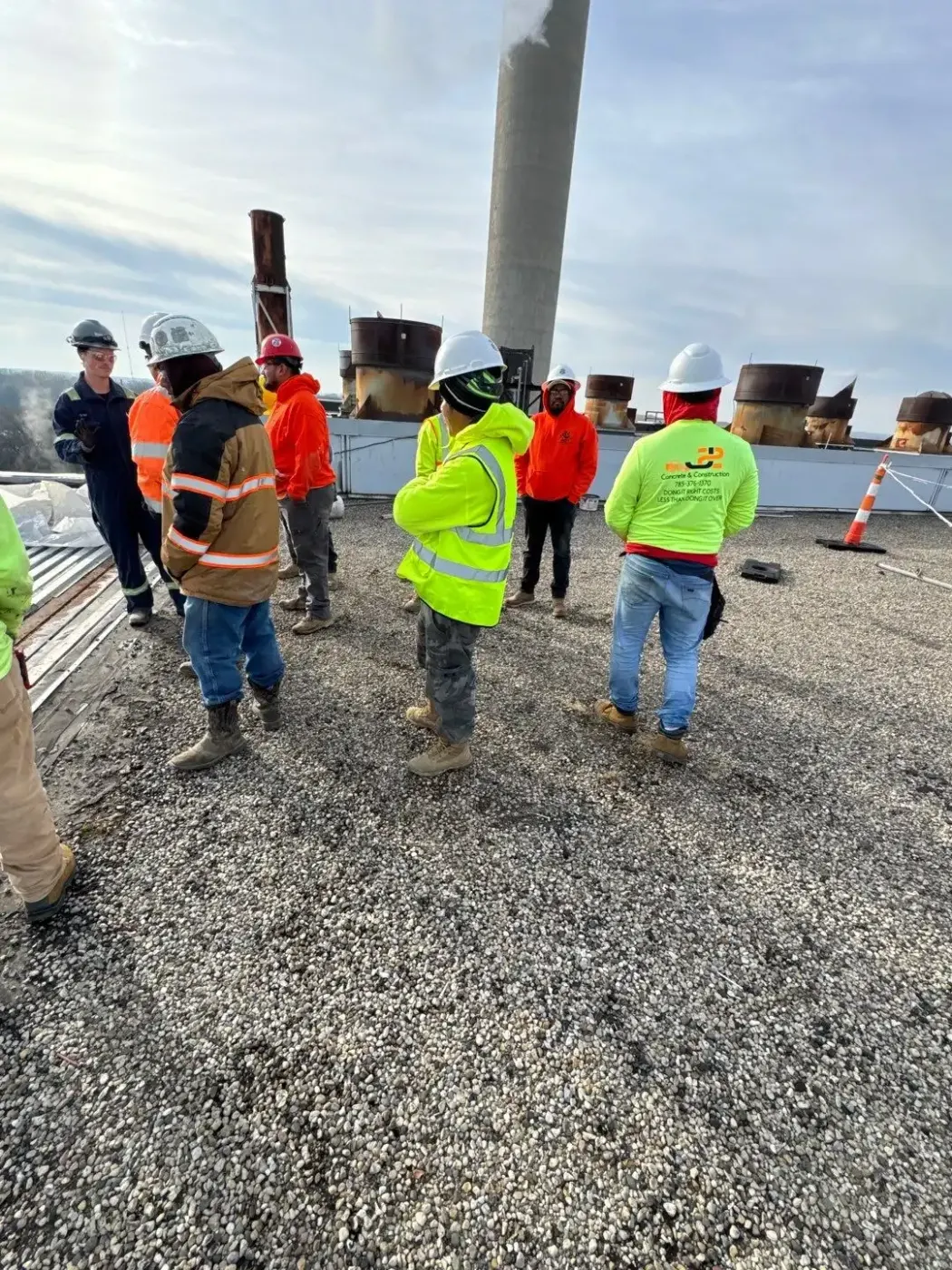 Commercial roofing by Eaton Commercial Roofing near Atlanta, IN